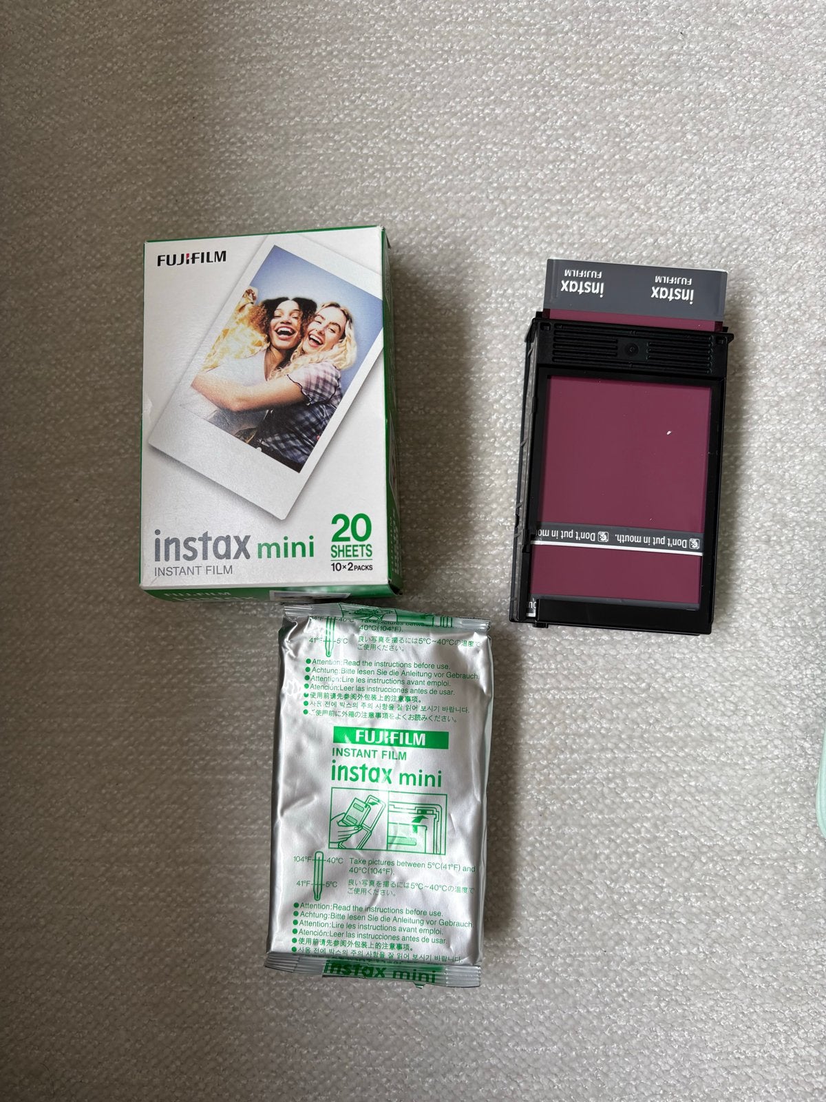 Fujifilm Instax Mini Instant Film - 20 vellen, Audio, Tv en Foto, Ophalen of Verzenden, Accessoire