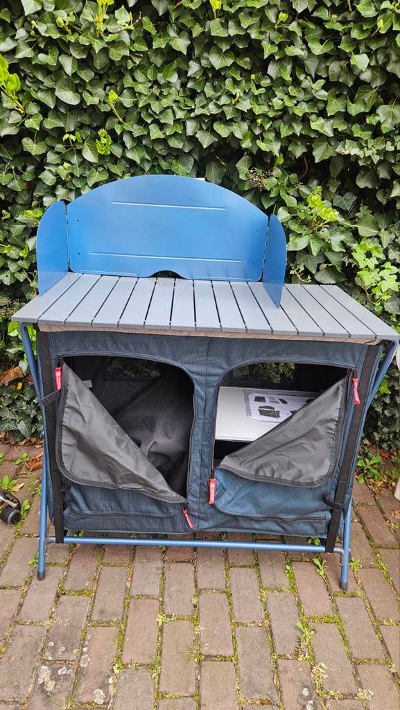 Campingkeuken opvouwbaar met opbergruimte, Ophalen of Verzenden, Gebruikt