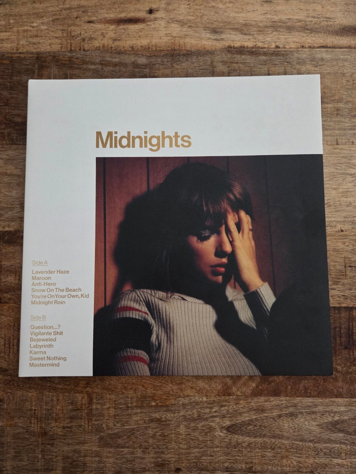 Lp taylor swift midnights mahogany, Cd's en Dvd's, Vinyl | Pop, Ophalen of Verzenden, Zo goed als nieuw, 12 inch
