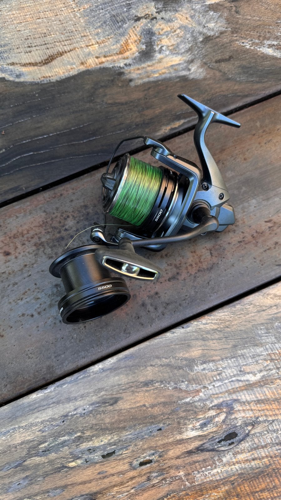Shimano Ultegra Ci4+ 5500 XTC Molen, Watersport en Boten, Ophalen of Verzenden, Zo goed als nieuw, Molen
