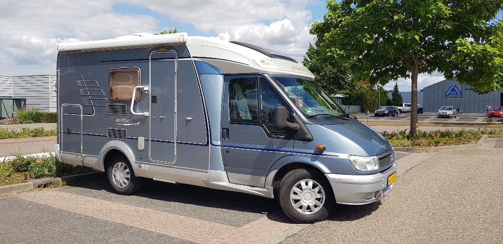Hymervan 522 halfintegraal Vakantieklaar., Caravans en Kamperen, Ringverwarming, Ford, 7 tot 12 maanden geleden, Tot en met 3