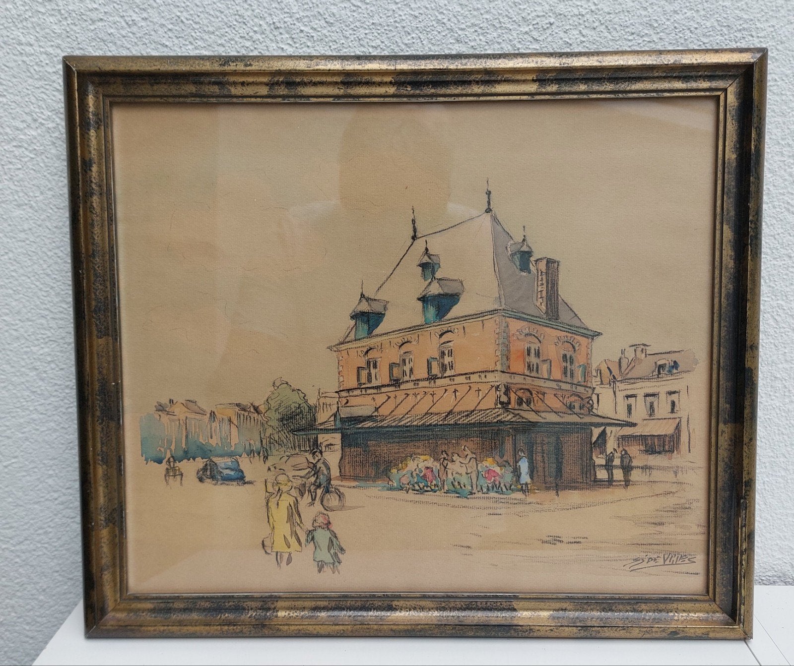 de Waag Leeuwarden Sjoerd de Vries, Ophalen