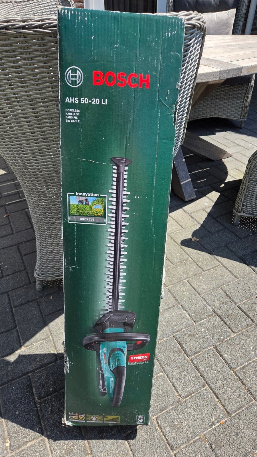 Nieuwe Bosch Accu Heggenschaar 18V - Ongebruikt, Ophalen, Nieuw, Accu, Bosch
