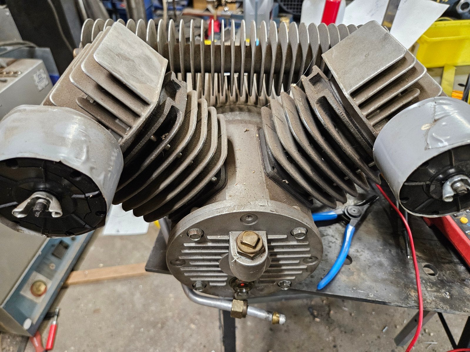 airpress lm 100-350 motor, Gebruikt, Ophalen of Verzenden, 200 tot 400 liter/min, 6 tot 10 bar