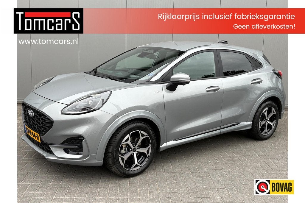 Ford Puma 155PK EcoB. Hybrid ST-line 360-camera/Stoel-stuurv, Auto's, Ford, 12 maanden, Stof, Euro 6, Bedrijf