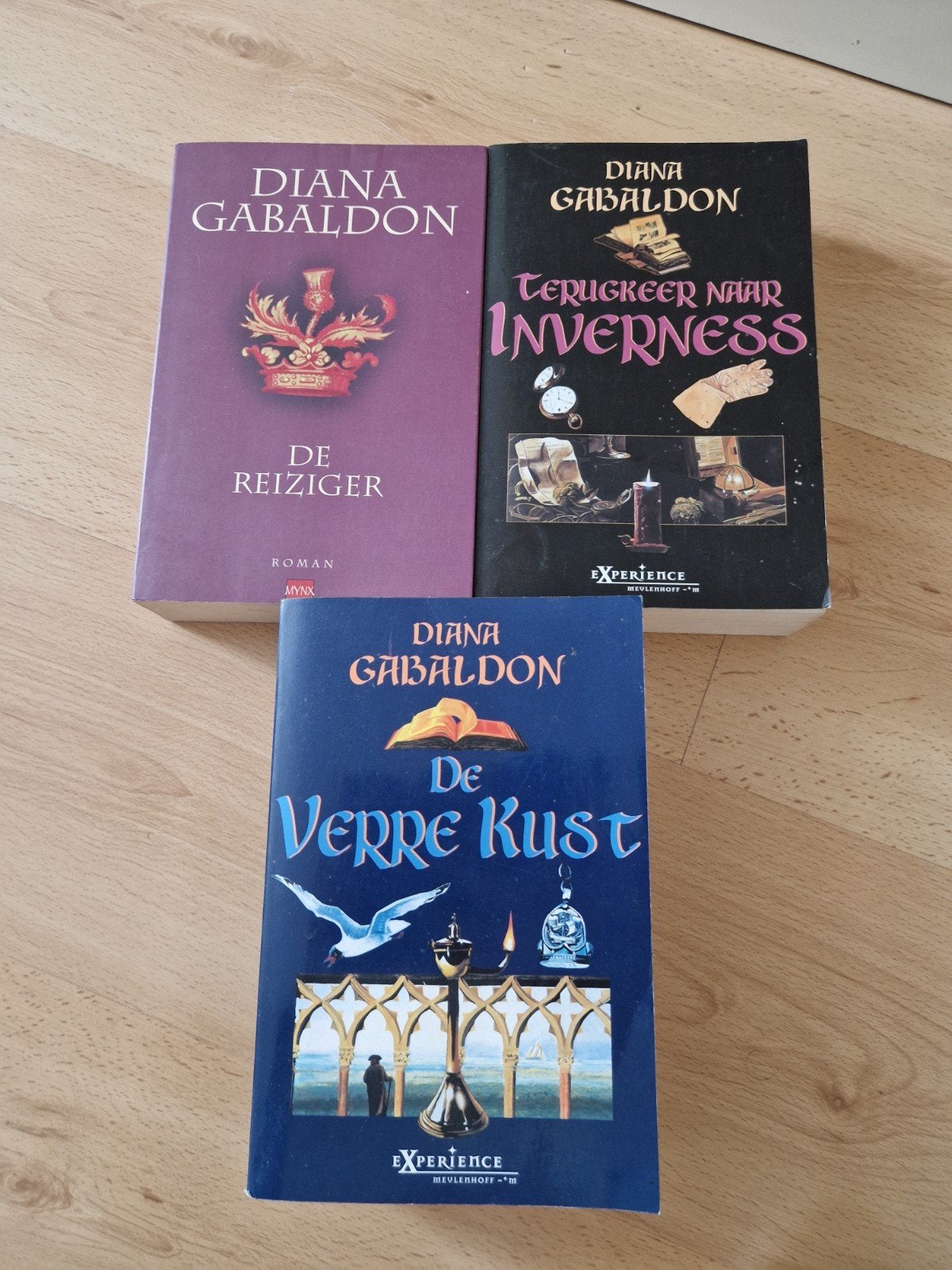 boeken diana gabaldon outlander deel 1 2 3 reisgenoten kust, Ophalen of Verzenden, Zo goed als nieuw