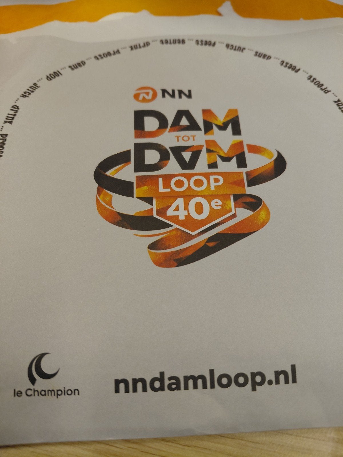 Dam tot Damloop startkaart, Ophalen, Nieuw, Overige typen, Overige merken