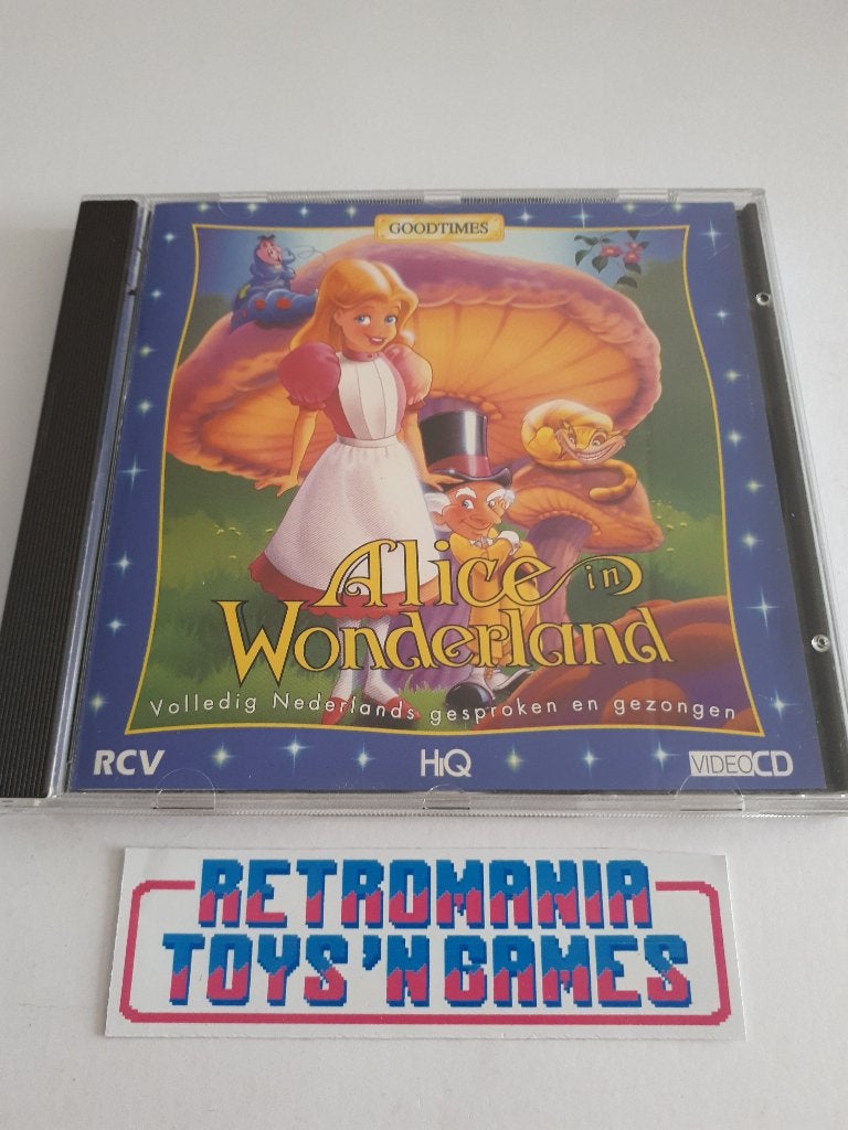 cd-i/video-cd - alice in wonderland, Alle leeftijden, Verzenden, Zo goed als nieuw