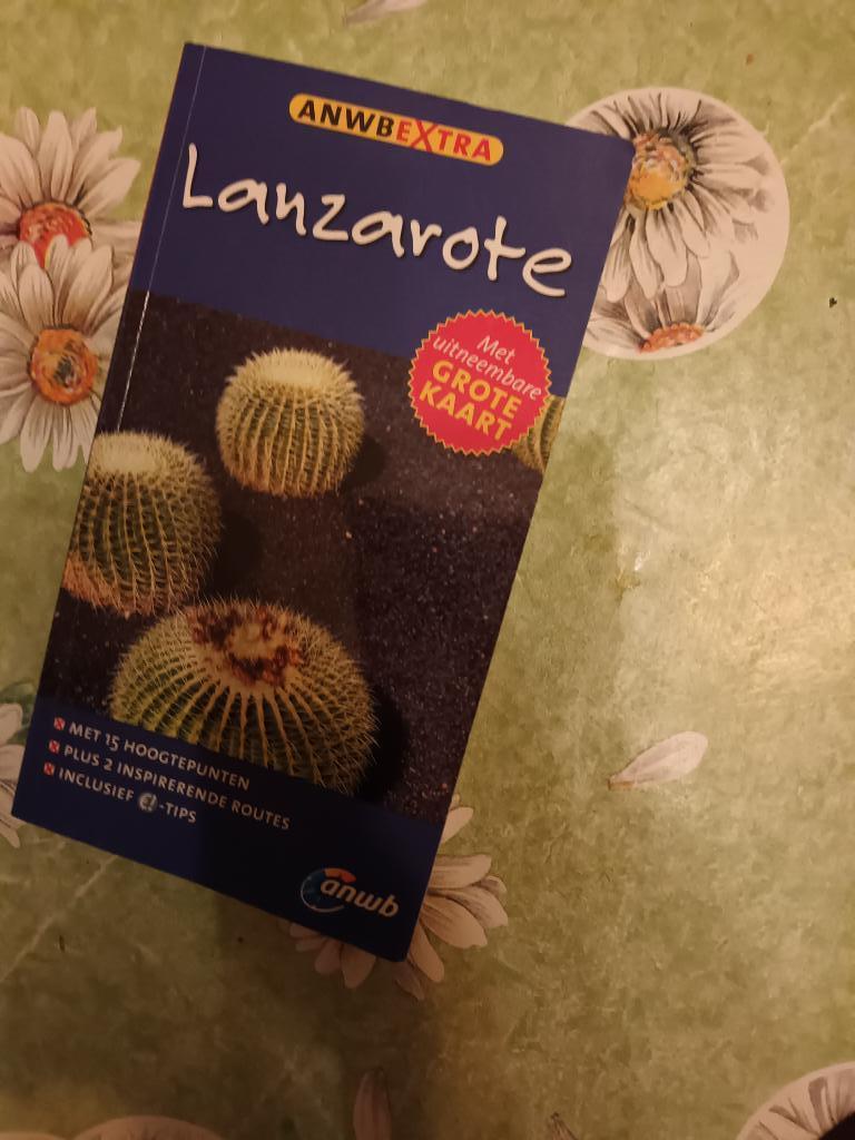 Lanzarote ANWB reisgids. Canarische eilanden Spanje kaart, Europa, Ophalen of Verzenden, Reisgids of -boek, ANWB