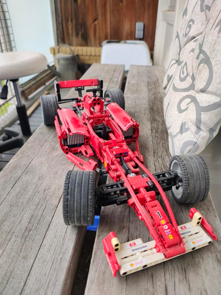 Lego Racers Ferrari F1 8386 - Compleet, Gebruikt, Lego, Ophalen of Verzenden, Compleet