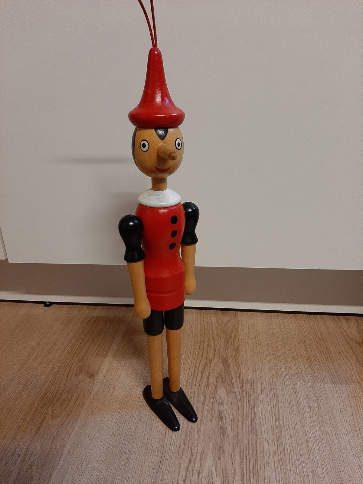Pinokkio houten pop figuur 41 cm, Verzamelen, Ophalen of Verzenden