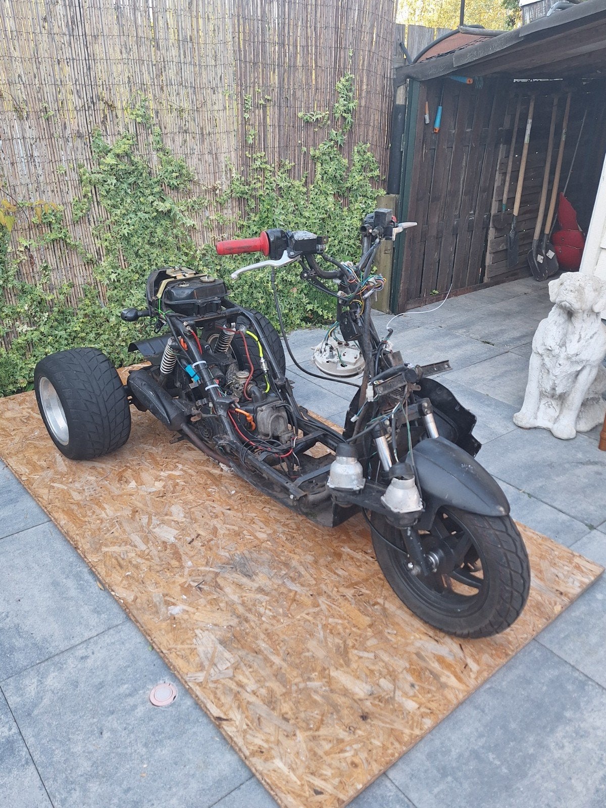 Chinese Trike frame - RIJDEND! 50cc 4-takt, Ophalen, Gebruikt, Gomax Hero, Maximaal 45 km/u