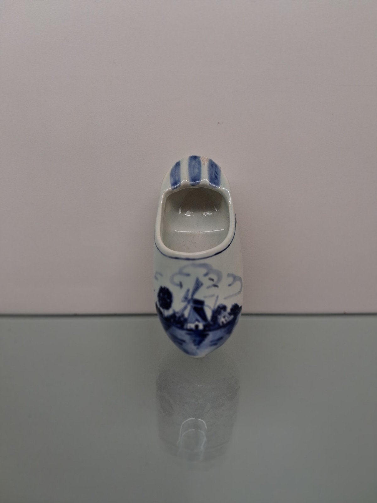 Delfts Blauw Klompje - Decoratief met Molen, Antiek en Kunst, Ophalen of Verzenden
