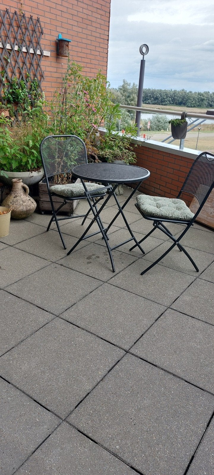 Kettler Balkonset met 2 stoelen en tafeltje (60 cm), Tuin en Terras, Overige materialen, Gebruikt, Tuinset, Eettafel
