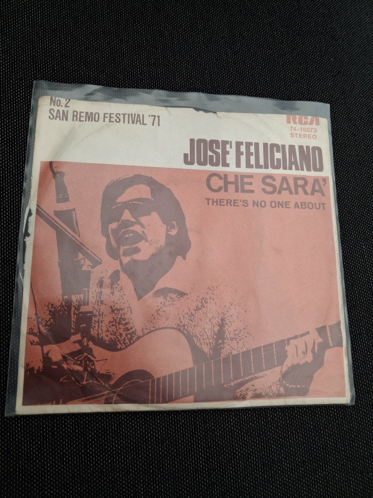 Jose Feliciano - Che Sara / There's No One About (Single), Gebruikt, Originele persing, 7 inch, Single