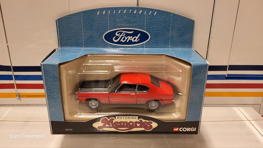 Corgi Motoring Memory Ford Capri MK1 Red - 1969, Auto, Corgi, Ophalen of Verzenden, Zo goed als nieuw