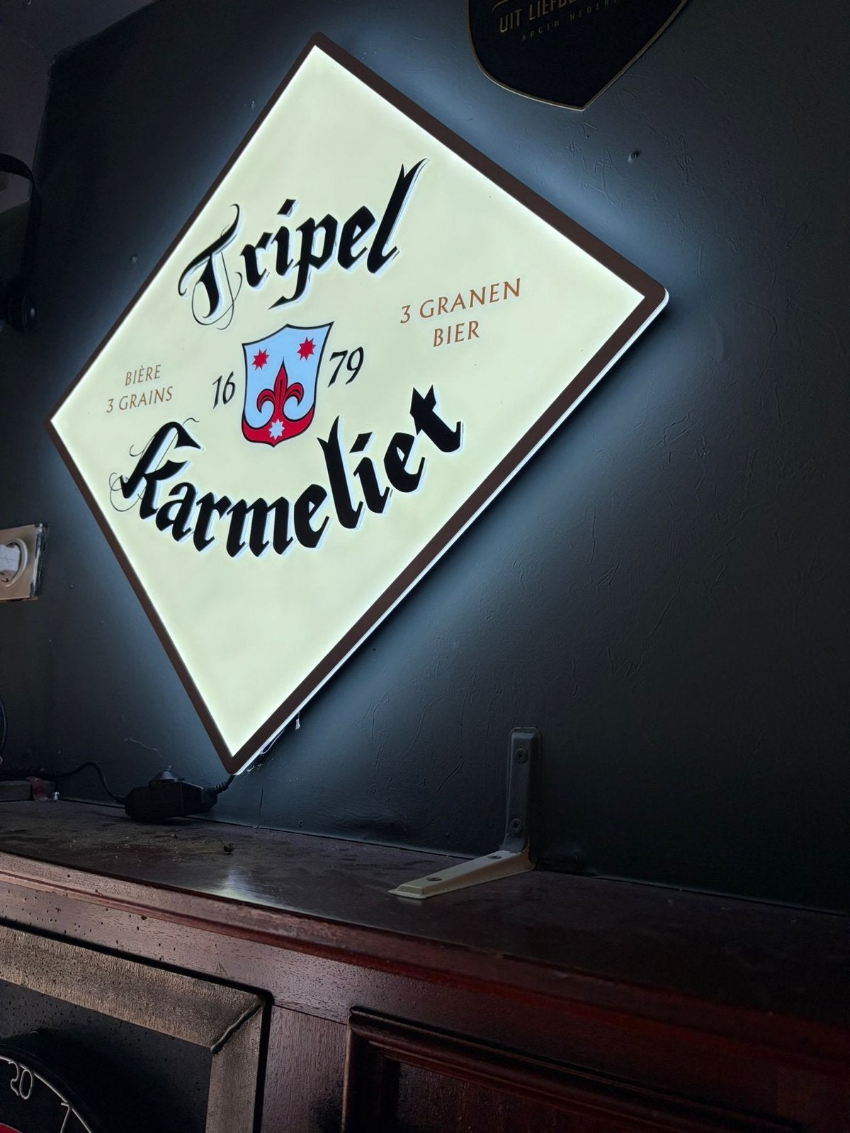 Tripel Karmeliet wandlamp - Nieuw in doos - Collectors item, Overige merken, Kunststof, Meerkleurig, Nieuw