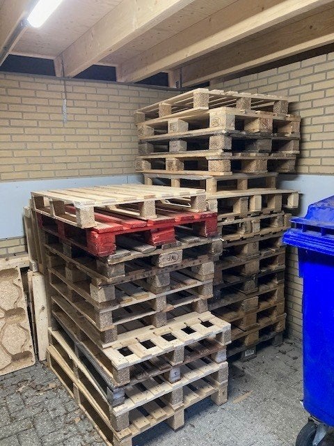 Houten pallets diverse formaten, Ophalen, Gebruikt, Minder dan 25 mm, Pallet