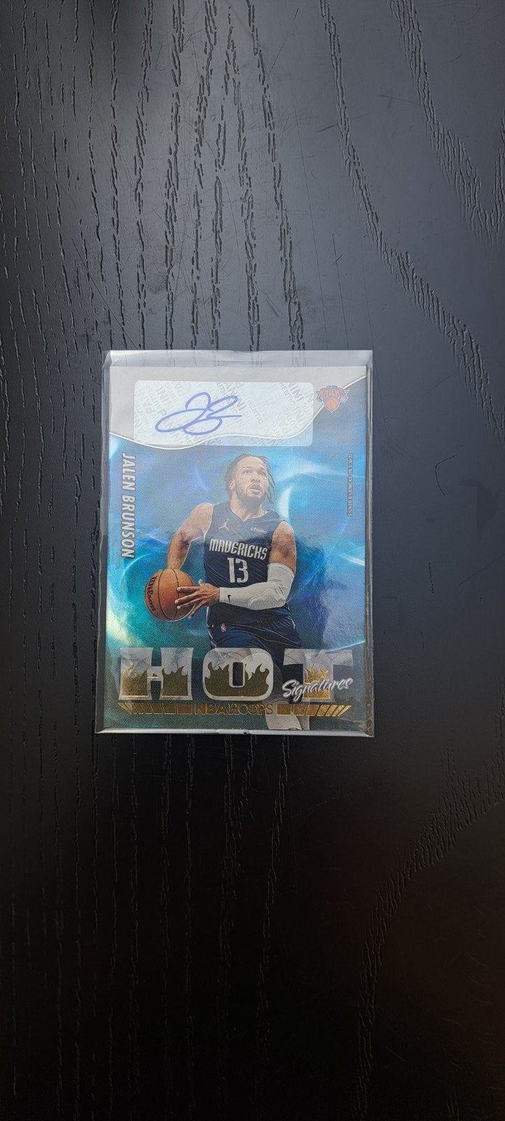 Jalen Brunson NBA Hoops Signatures Kaart - Dallas Mavericks, Ophalen of Verzenden, Buitenlandse clubs