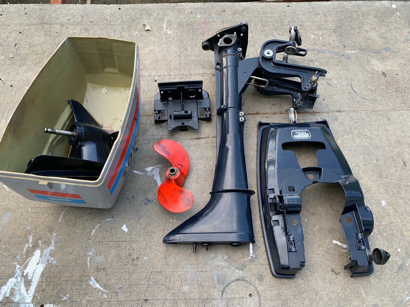 Diverse onderdelen voor de 4pk Tomos buitenboordmotor, Ophalen of Verzenden, Gebruikt, Motor en Techniek