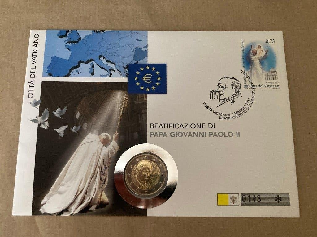 2 € Numisbrief. Vaticaan. 2011., Postzegels en Munten, Ophalen, Vaticaanstad, 2 euro, Losse munt