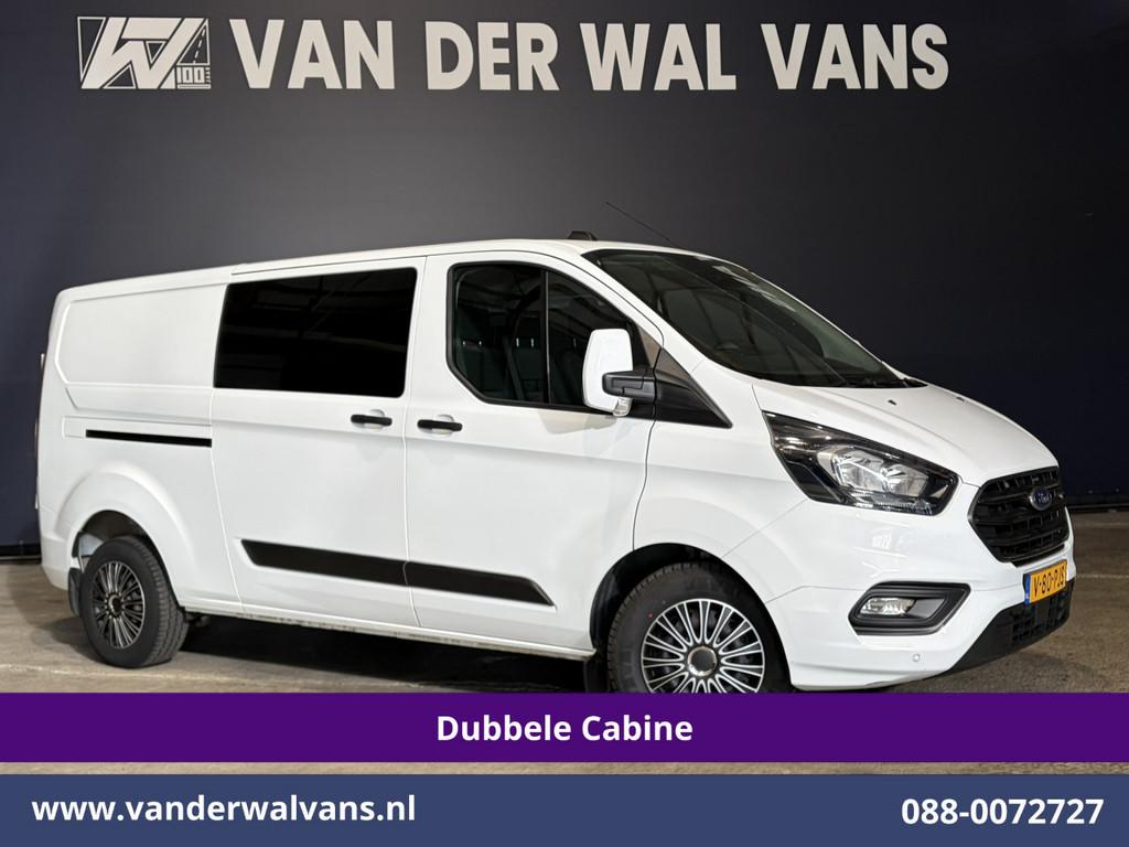 Ford Transit Custom 2.0 TDCI 131pk L2H1 Dubbele Cabine Euro6, Auto's, Bestelauto's, Bedrijf, Te koop, ABS, Airconditioning, Alarm