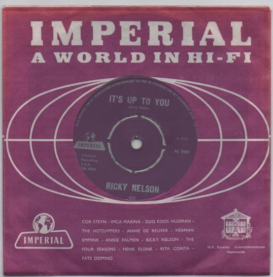 Ricky Nelson- I need You/It's up to You