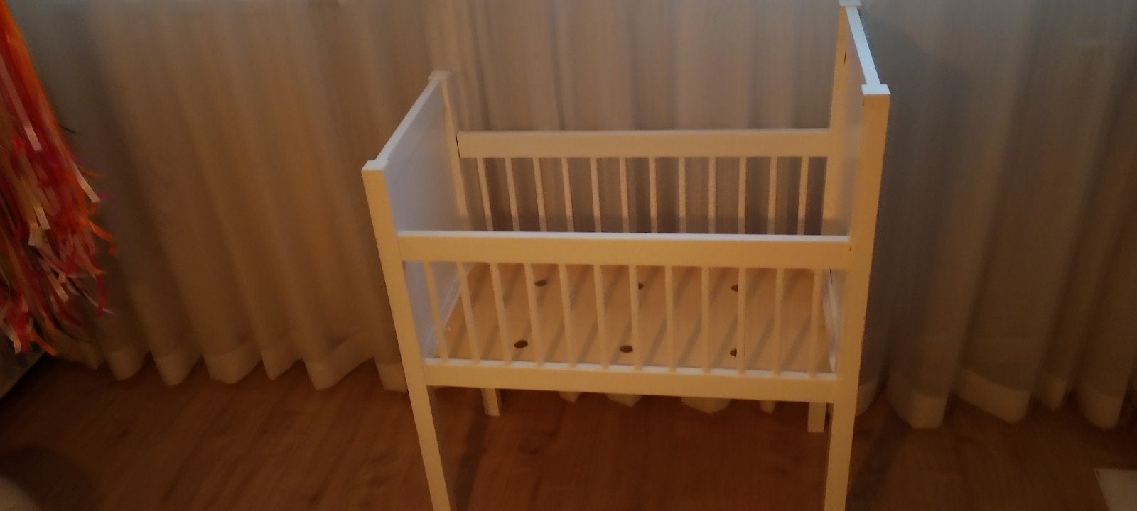 Wit houten wiegje 80*40 cm, Ophalen of Verzenden