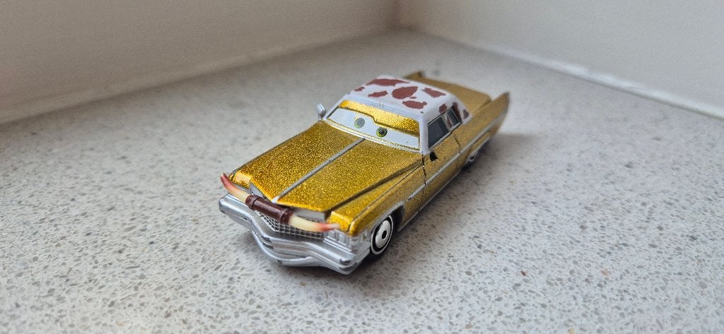 Disney Pixar Cars Tex Dinoco, Ophalen of Verzenden, Gebruikt