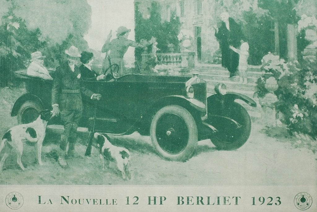 La Nouvelle 12 HP Berliet 1923 - Illustratie