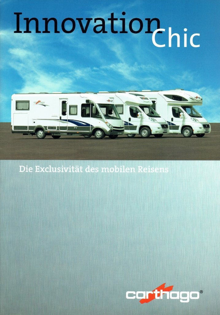 Folder Carthago Chic (campers - 2006), Verzenden, Gelezen, Overige merken