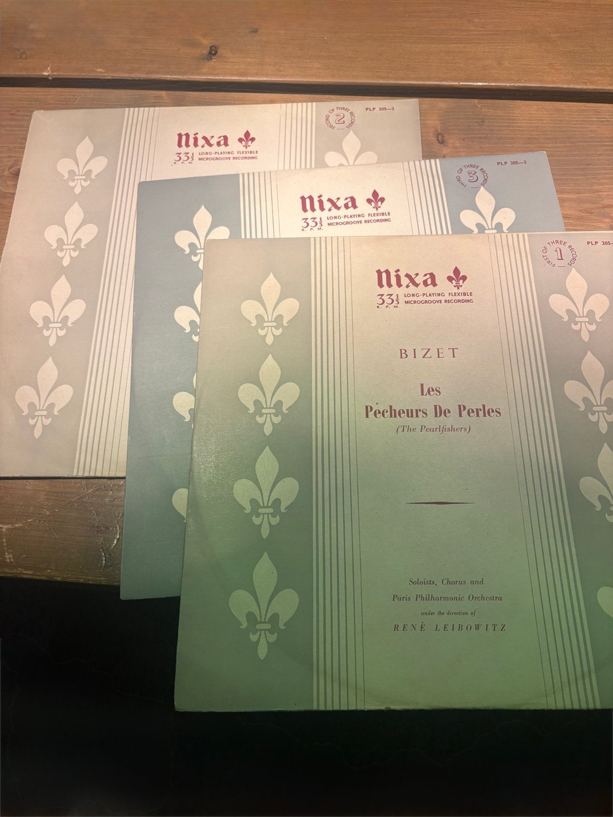 Bizet - Les Pêcheurs De Perles (The Pearlfishers) Nixa LP, Gebruikt, Overige componisten, Opera of Operette, Ophalen of Verzenden