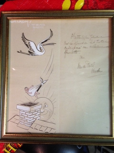 Geboortekaartje / felicitatiekaartje, Verzamelen, Geboortekaartjes en Visitekaartjes, Geboortekaartje, Voor 1970, Ophalen of Verzenden