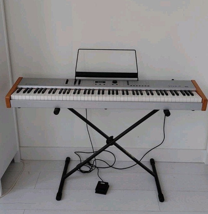 viscount digitale piano viva x 88 / keyboard, Ophalen, Gebruikt, Bruin, Digitaal
