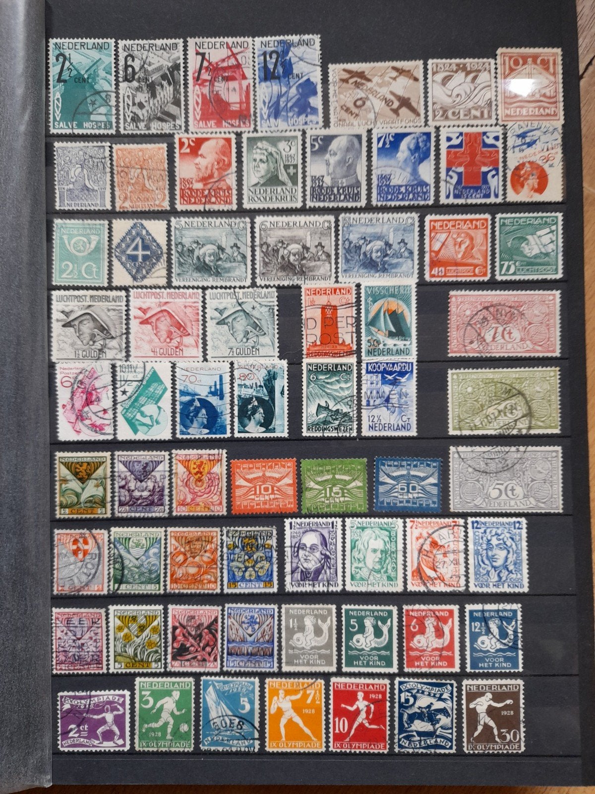 postzegels nederland gestempeld periode 1906-1933, Ophalen of Verzenden