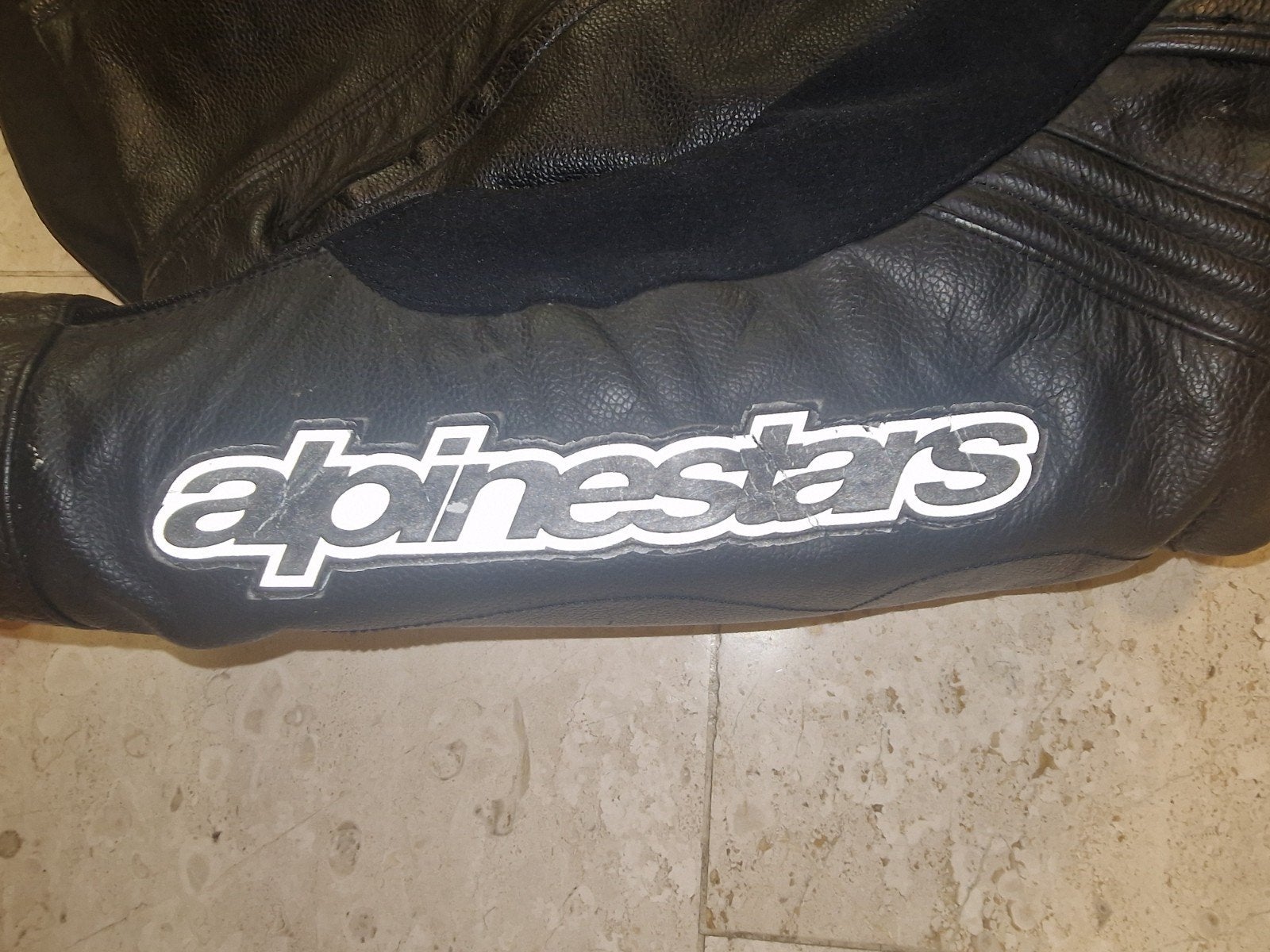 Alpinestars Leren Motorjas - Zwart, Heren, Ophalen of Verzenden, Tweedehands, Heren, Jas | leer
