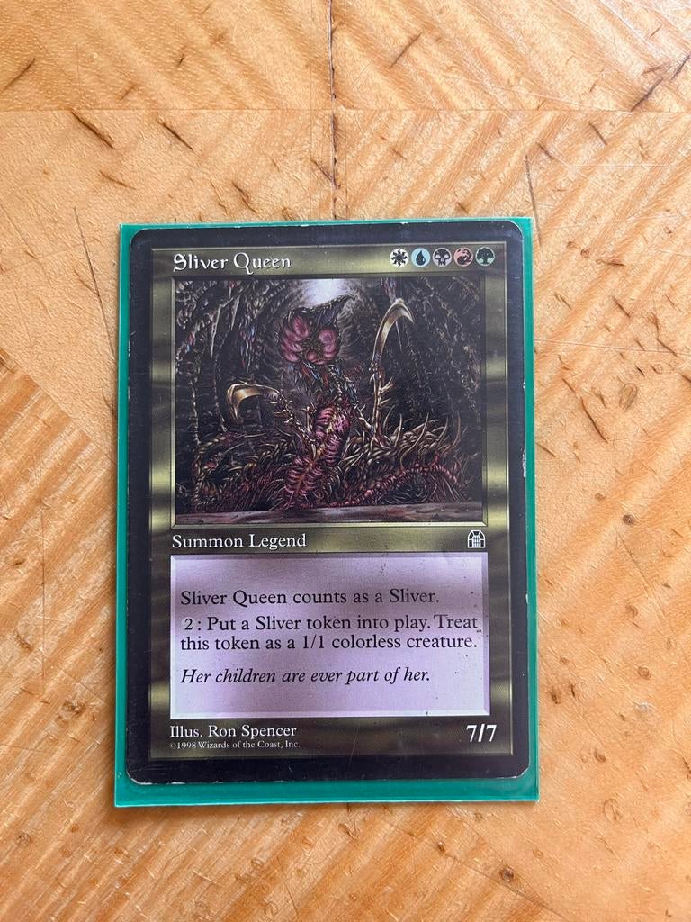 Magic: The Gathering - Sliver Queen (Stronghold, 1998), Ophalen, Gebruikt, Losse kaart