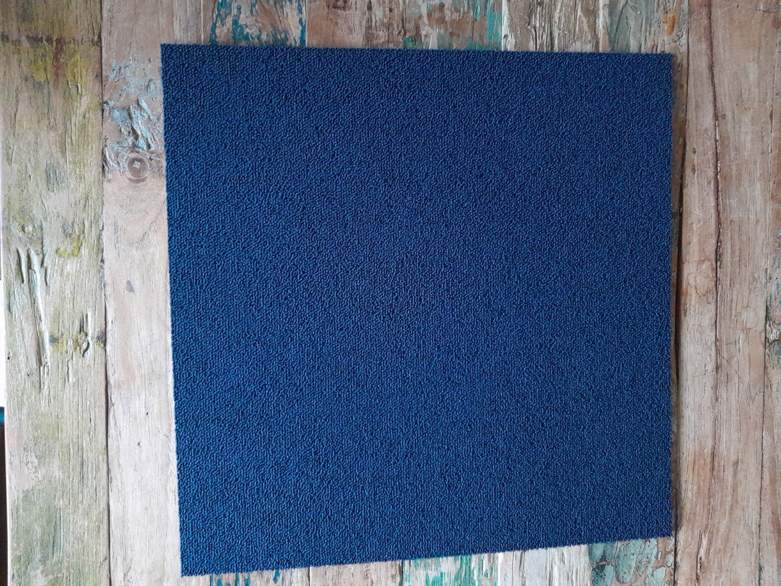 Desso blauwe tapijttegel nieuw met geluidsisolatie, Ophalen, Minder dan 50 cm, Blauw, Vierkant