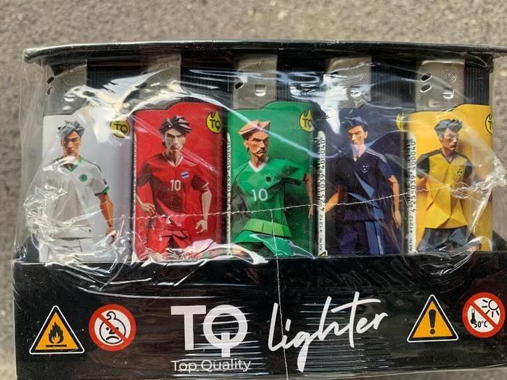 50X Aansteker Liga #1 Print klik navulbaar, Verzamelen, Rookartikelen, Aanstekers en Luciferdoosjes, Ophalen, Nieuw, Aansteker