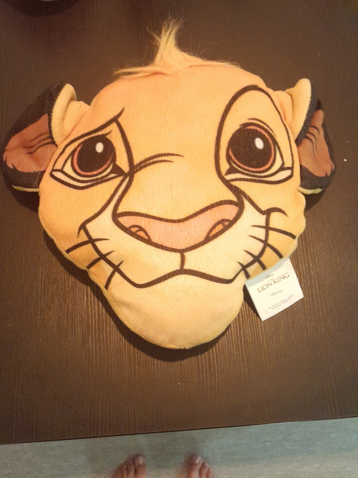 Disney Lion King Simba knuffel met label, Disney, Disney, Geel, Ophalen of Verzenden