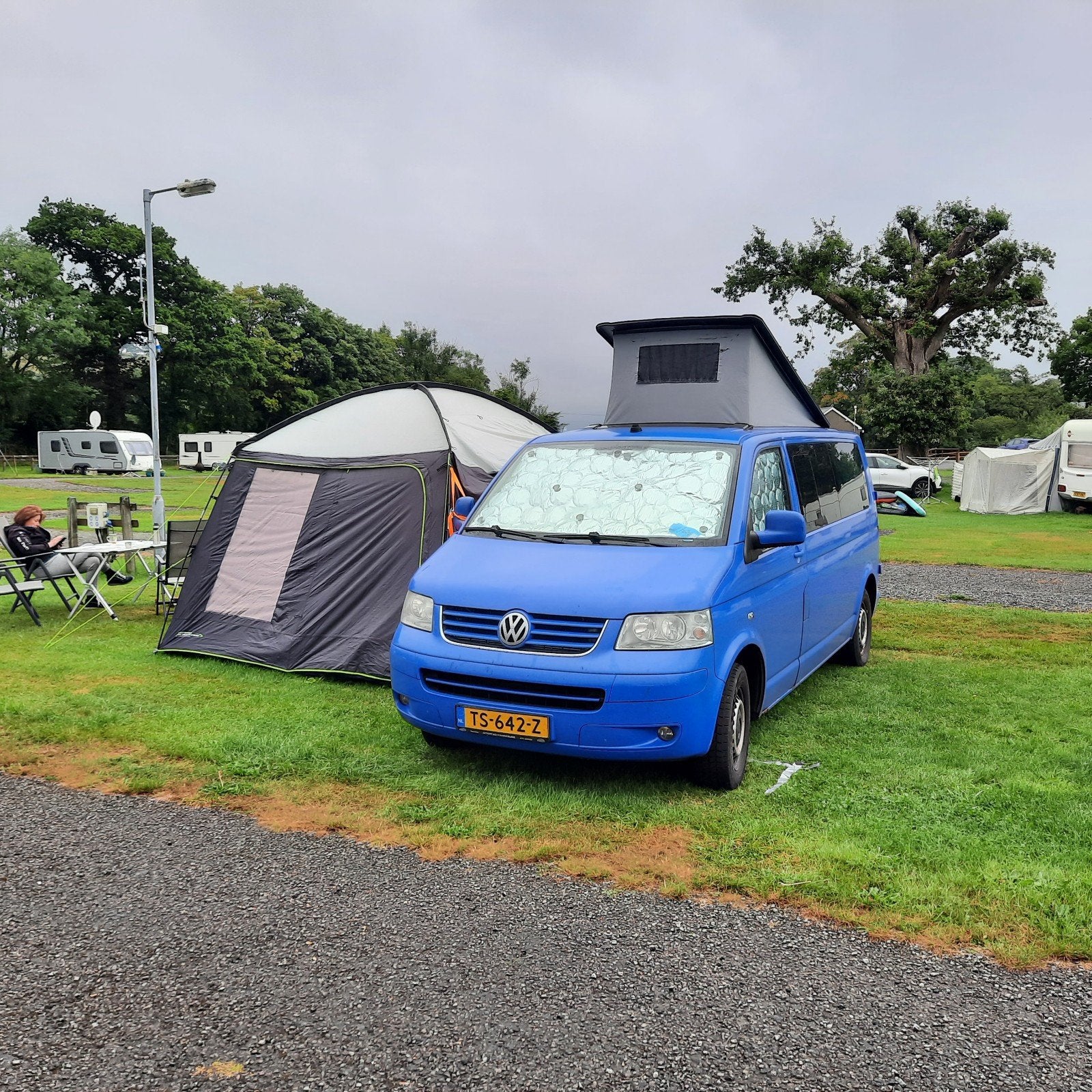 Volkswagen Transporter T5 caravelle H1L2Camper met hefdak, Reservewiel, Volkswagen, Tot en met 2, Particulier
