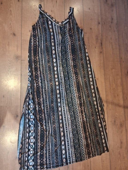Leuke jurk 5XL, Maat 46/48 (XL) of groter, Gedragen, Onder de knie, Meerkleurig
