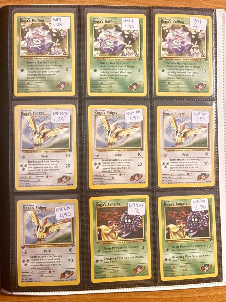 Pokemon Gym Challenge kaarten (Deel 2), Ophalen of Verzenden, Zo goed als nieuw, Meerdere kaarten