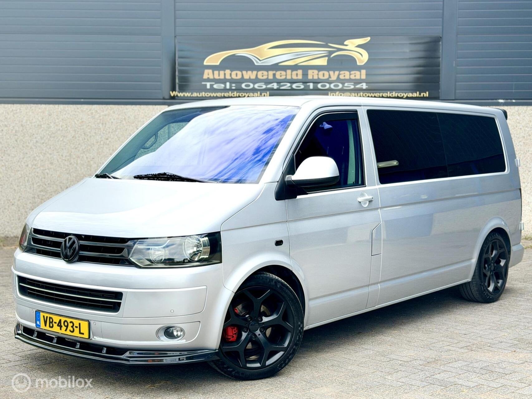 Dikke Transporter T5 2.0TDI*DSG*5PRS*LANG*, Auto's, Automaat, Euro 5, Gebruikt, Zwart