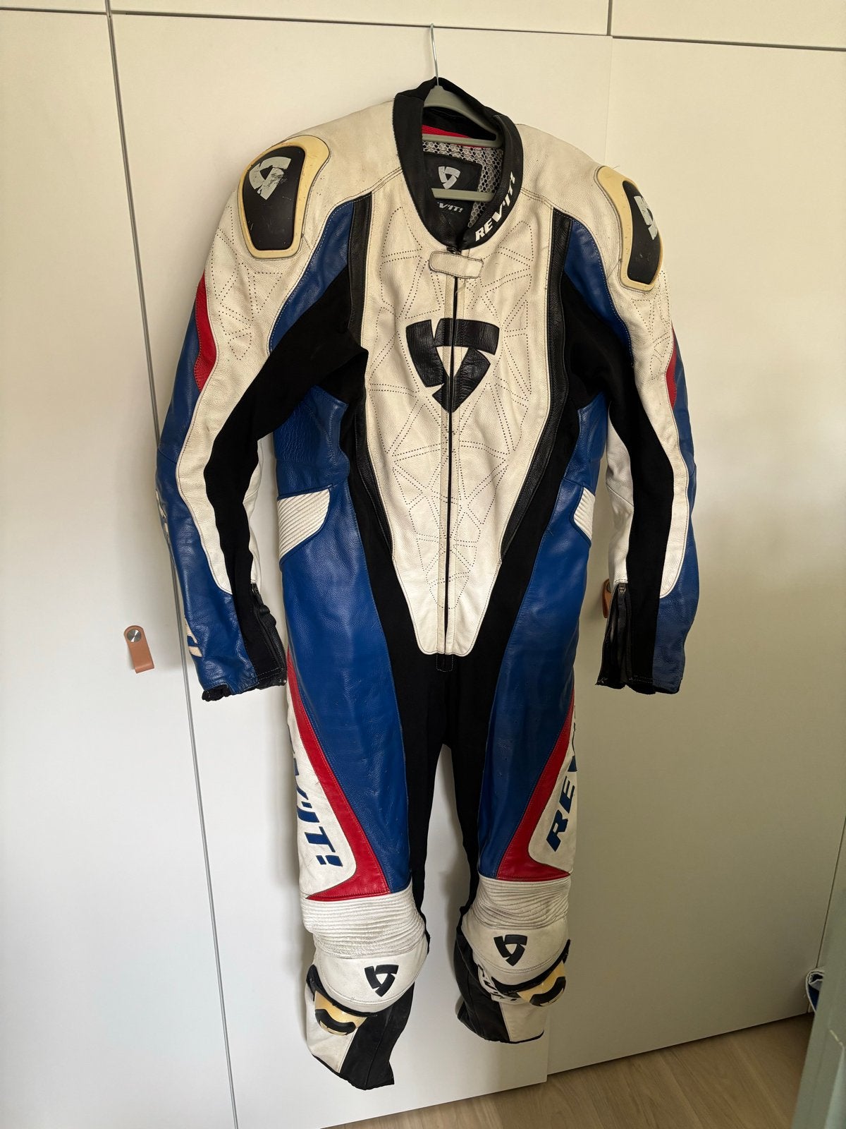Rev'it! Lederen Motorpak overall, maat 54, Motoren, Ophalen, Tweedehands, Heren, Overall