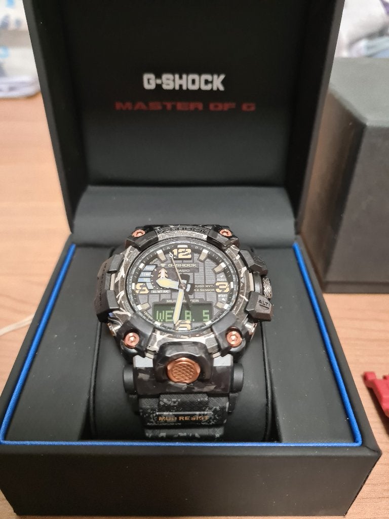 Casio Mudmaster GWG-2000CR-1A Limited Edition NIEUW 2e band, Casio, Kunststof, Polshorloge, Nieuw
