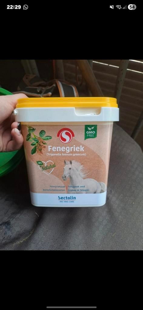Fenegriek paarden supplement, Ophalen of Verzenden, Nieuw