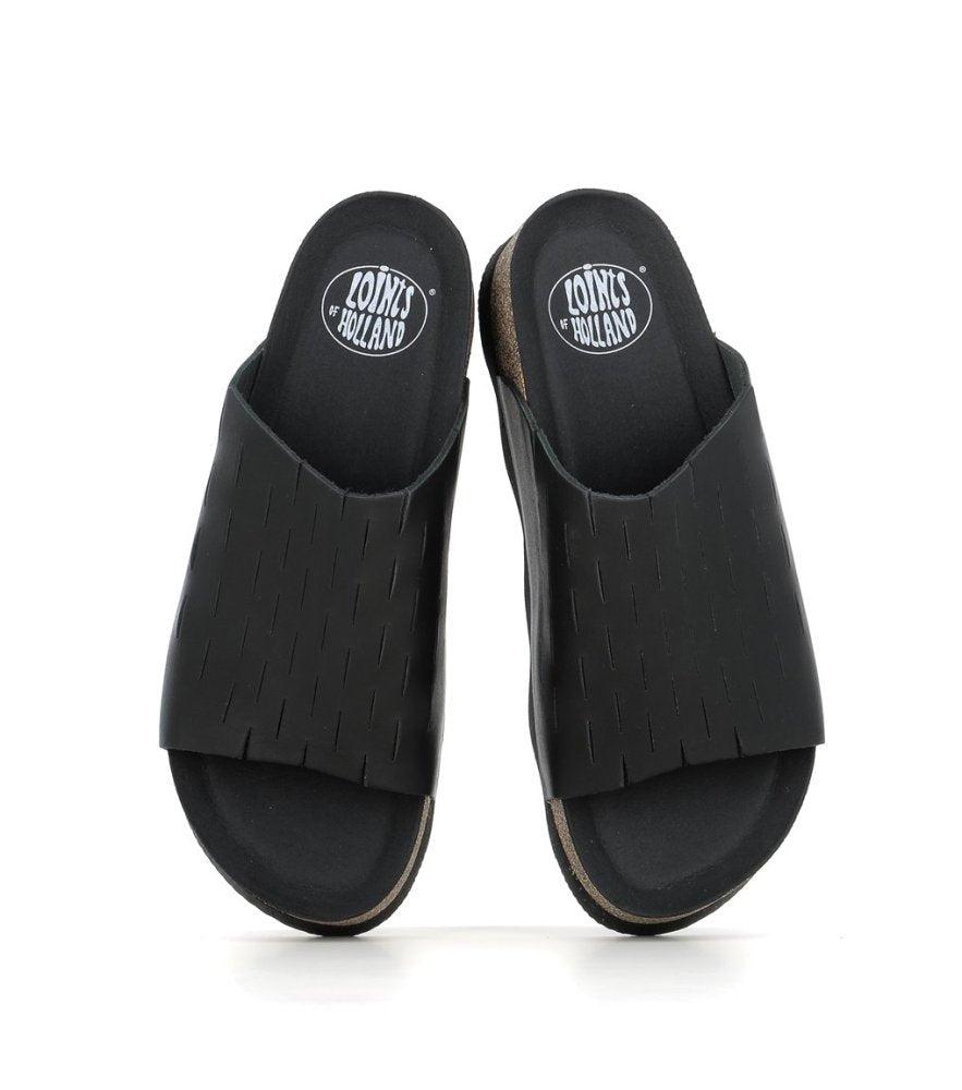 LOINTS OF HOLLAND Slippers black mt 41, Kleding | Heren, Schoenen, Slippers, Tinus v.d. Sijdestraat 18 5161 CD Sprang-Capelle