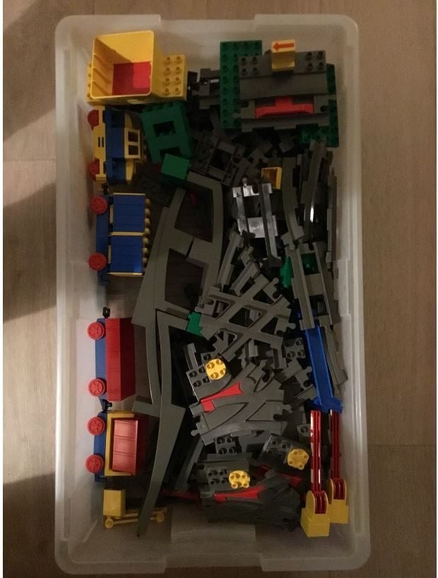 Lego trein, Ophalen, Overige thema's, Zo goed als nieuw, Complete set