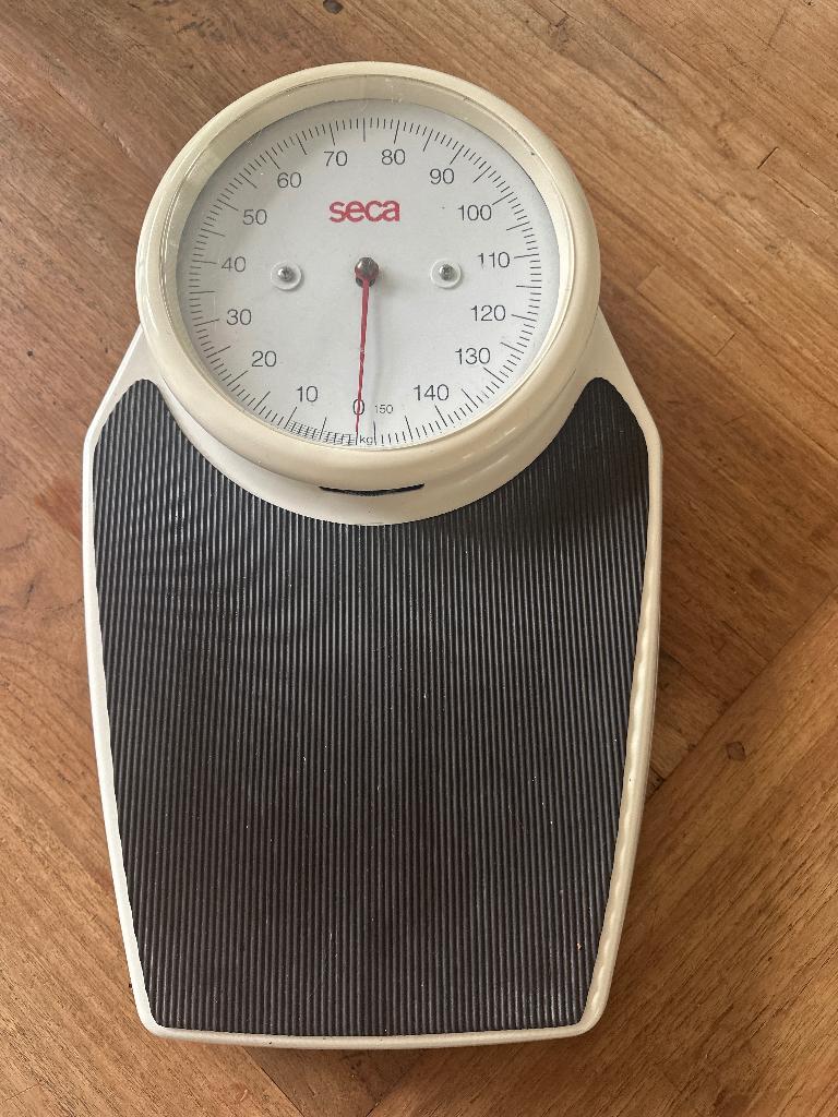 Personen weegschaal Seca, Witgoed en Apparatuur, Weegschalen, Ophalen, Gebruikt, 100 kg of meer, Personenweegschaal